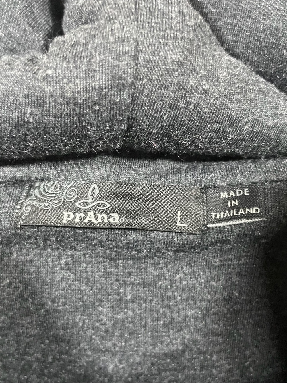 Prana Black Sherpa Half-Zip Hoodie - Picture 2 of 3